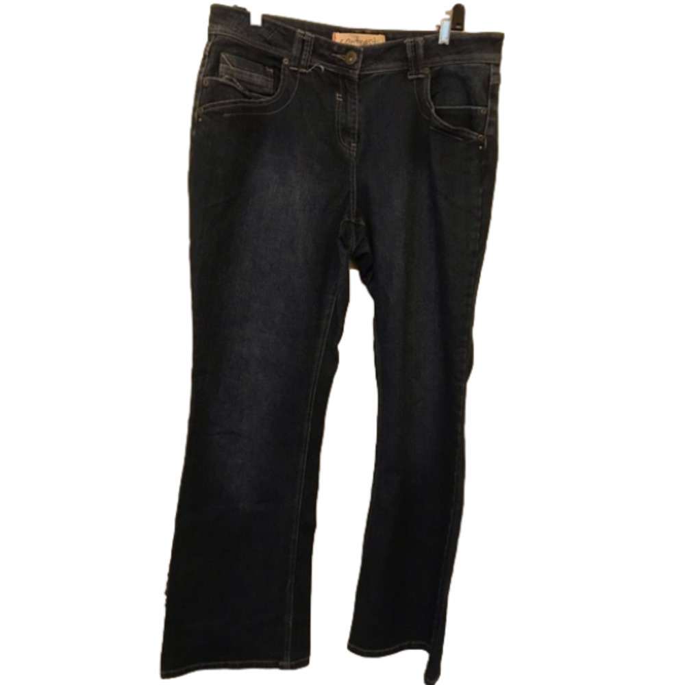 𝅺Contrast denim Jeans size 15